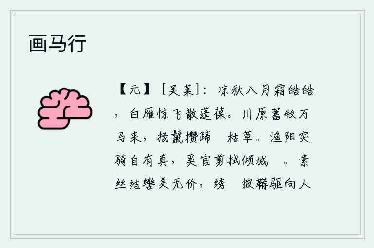 画马行