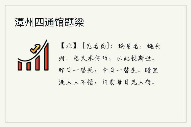 潭州四通馆题梁